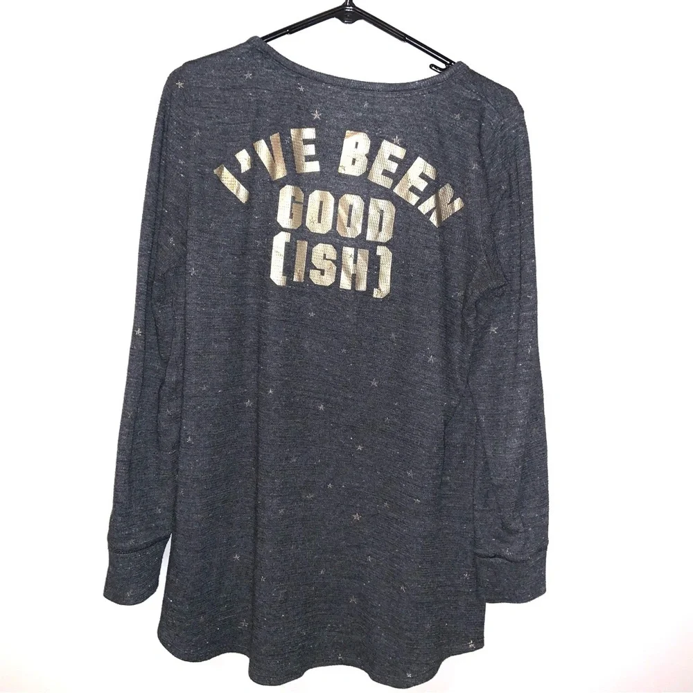 Victoria Secret Pink nightgown “I’ve been Good-ish” medium - Picture 2 of 5